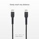 SBS - Kábel USB-C/USB-C, 25 W, 1,5 m, čierna