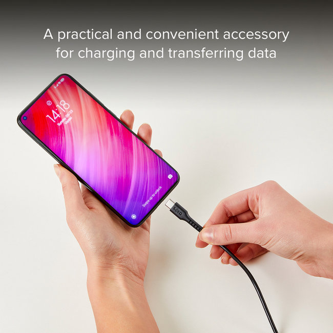 SBS - Kábel USB-C/USB-C, 25 W, 1,5 m, čierna