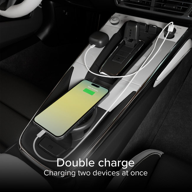 SBS - Autoadaptér USB-A/USB-C, PD, 25 W, čierna