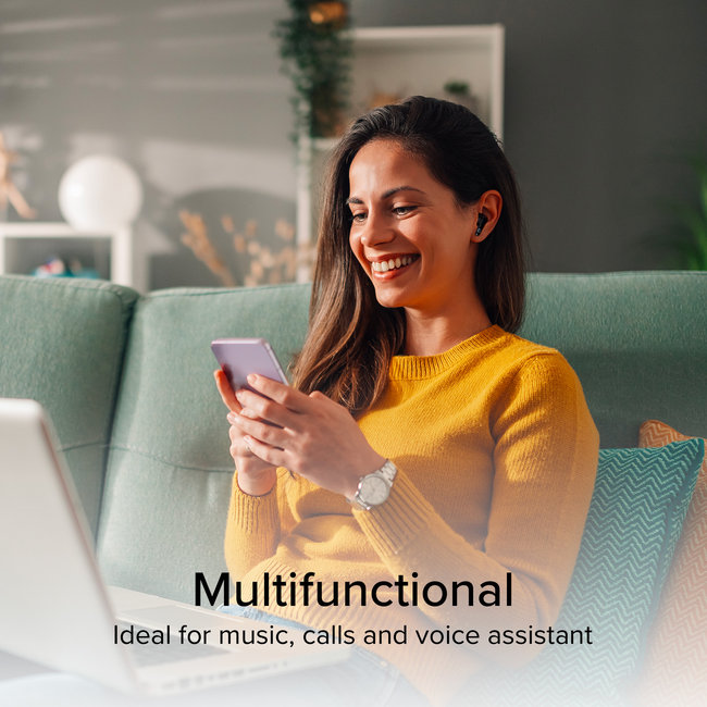 SBS - Bezdrôtové slúchadlá TWS Go Pods, čierna