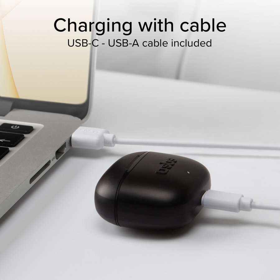 SBS - Bezdrôtové slúchadlá TWS Go Pods, čierna