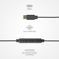 SBS - Slúchadlá Studio Mix 65c s mikrofónom, USB-C, čierna