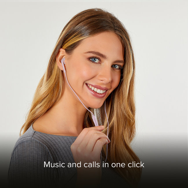 SBS - Slúchadlá Studio Mix 65c s mikrofónom, USB-C, ružová