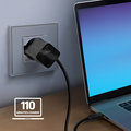 SBS - Cestovný adaptér Mini USB-C, GaN, 30 W, PD, čierna