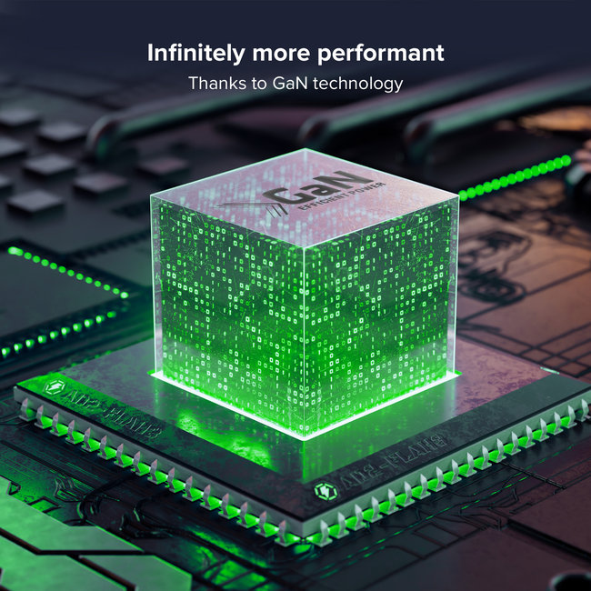 SBS - Cestovný adaptér Mini USB-C, GaN, 65 W, PD, čierna