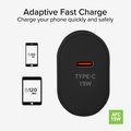 SBS - Cestovný adaptér USB-C, AFC, 15 W, čierna