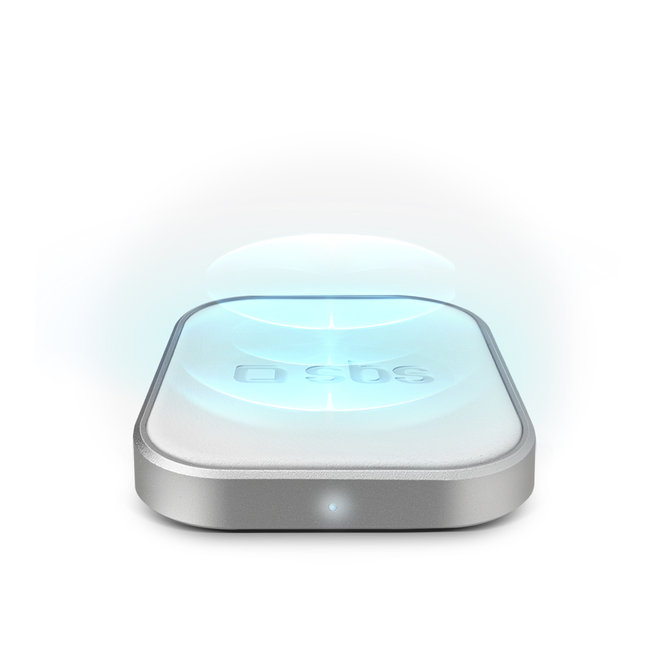 SBS - Bezdrôtová nabíjačka pre Airpods/Airpods Pro, 3 W, biela