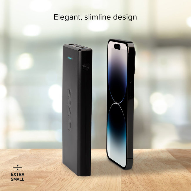 SBS - PowerBank 10000 mAh 20 W, Power Delivery, USB-C/2x USB-A, čierna
