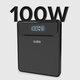 SBS - PowerBank 20000 mAh 100 W, Power Delivery, Power Lite LCD, 2x USB-C/2x USB-A, čierna