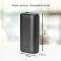 SBS - PowerBank 5000 mAh 10 W, Intelligent Charge, NanoTube, USB-C/USB-A, čierna