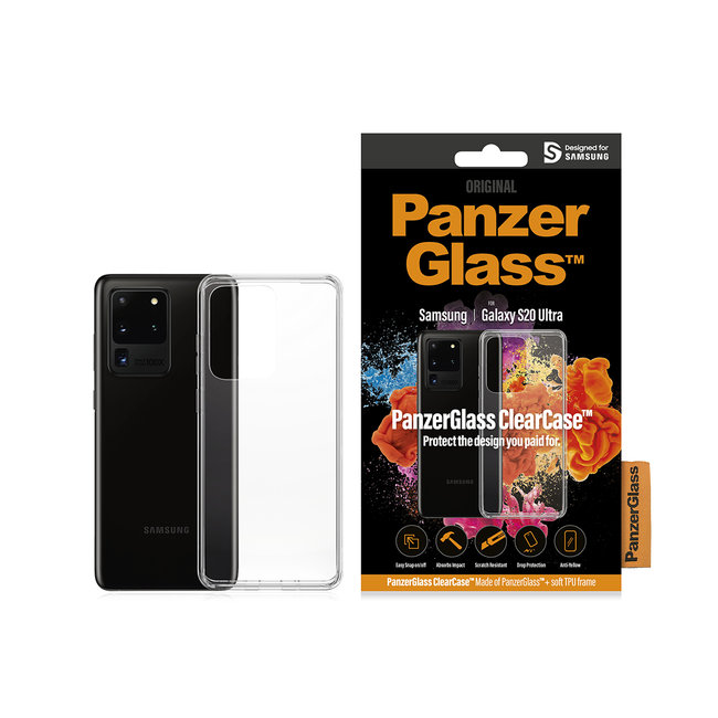Puzdro ClearCase pre Samsung Galaxy S20 Ultra, transparentná 