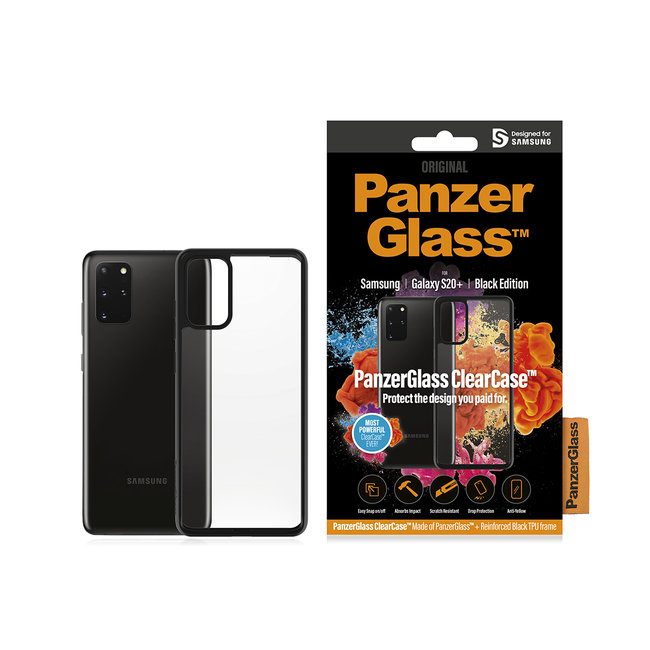 Puzdro ClearCase pre Samsung Galaxy S20+, čierna