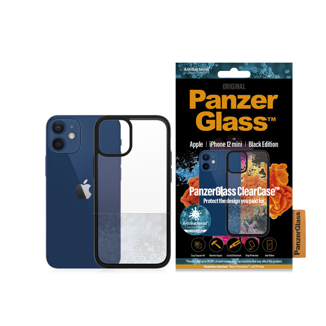 Puzdro ClearCase AB pre iPhone 12 mini, čierna