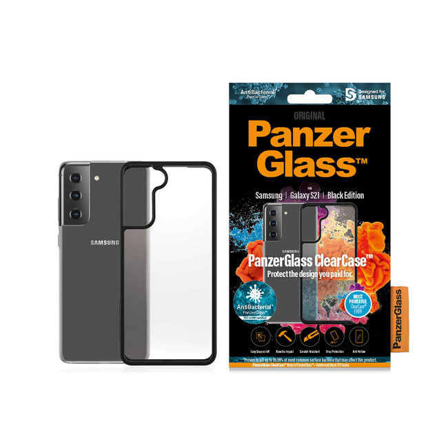 Puzdro ClearCase AB pre Samsung Galaxy S21, čierna