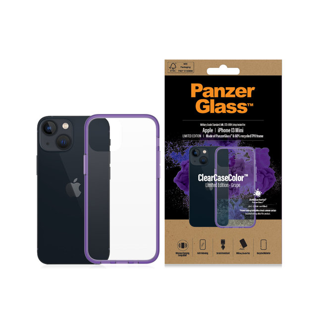 Puzdro ClearCaseColor AB pre iPhone 13 mini, grape