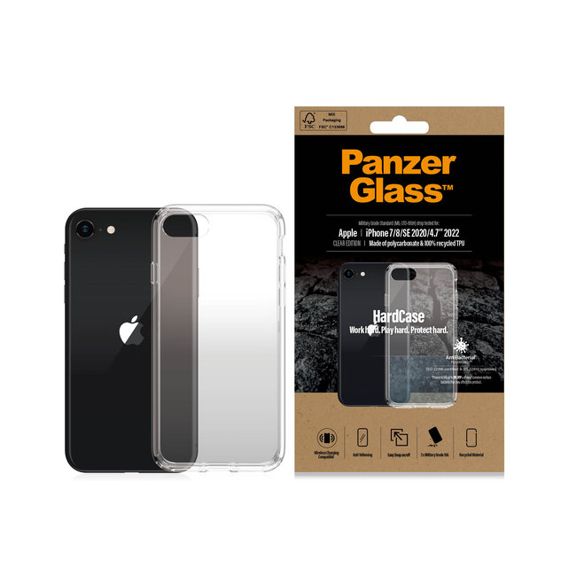 Puzdro HardCase AB pre iPhone SE (2020/2022)/8/7, transparentná