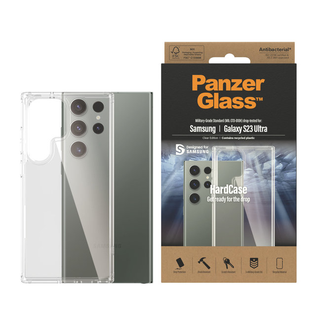 Puzdro HardCase AB pre Samsung Galaxy S23 Ultra, transparentná