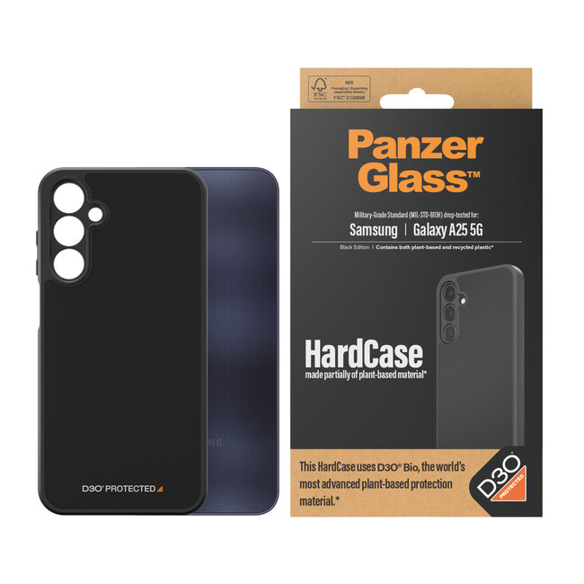 Puzdro HardCase D3O pre Samsung Galaxy A25 5G, čierna