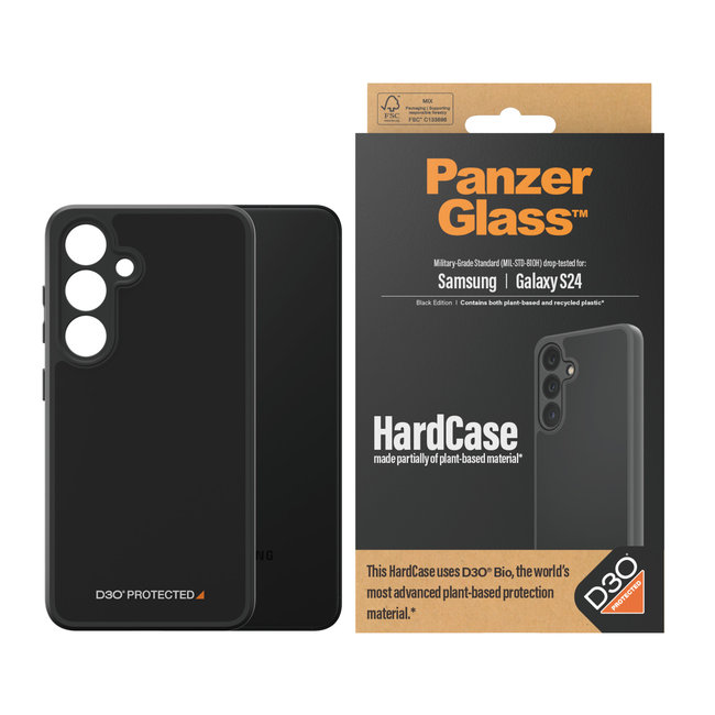 Puzdro HardCase D3O pre Samsung Galaxy S24, čierna