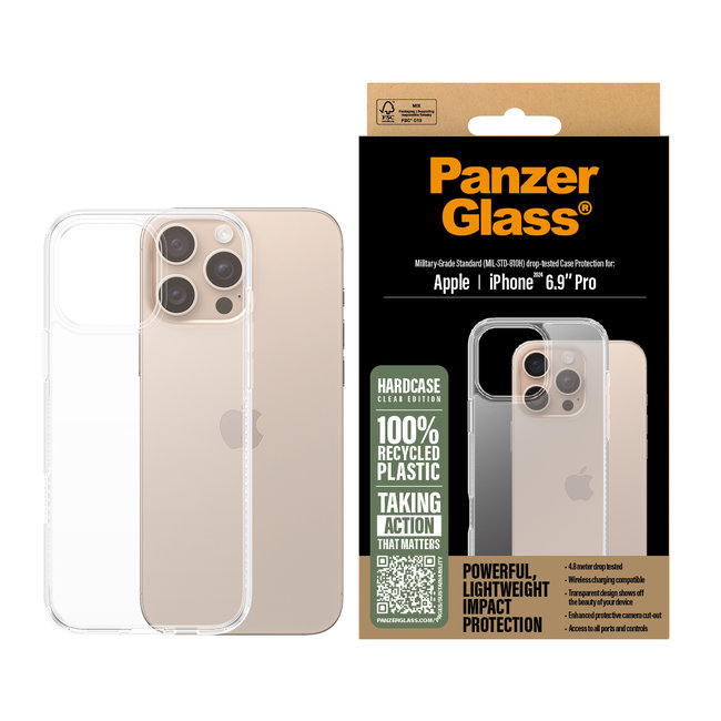 Puzdro HardCase pre iPhone 16 Pro Max, transparentná