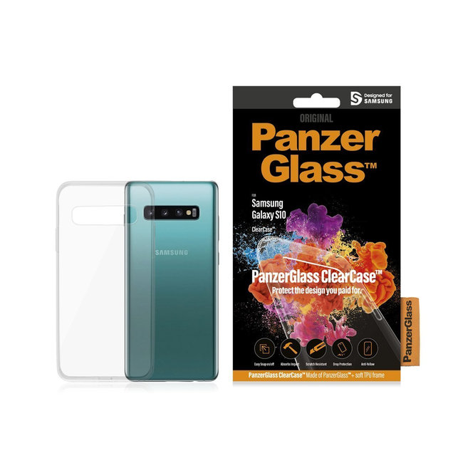 Puzdro ClearCase pre Samsung Galaxy S10, transparentná