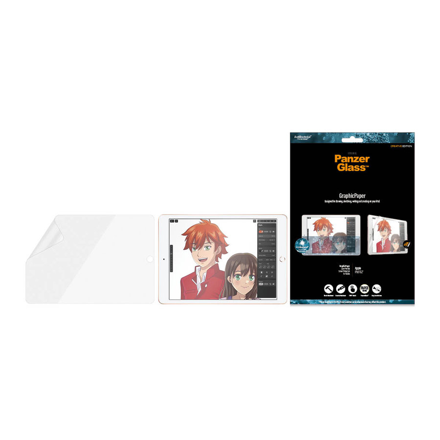 GraphicPaper Case Friendly AB pre iPad 10,2'', číra