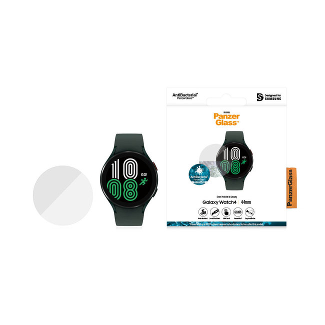 Tvrdené sklo Flat Glass AB pre Samsung Galaxy Watch4 44 mm, číra