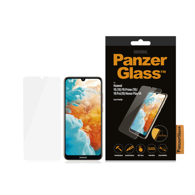 Tvrdené sklo Case Friendly pre Huawei Y6/Y6 Pro/Y6s (2019)/Y6 Prime (2019)/Honor Play 8A, číra