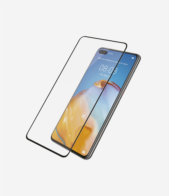 Tvrdené sklo Case Friendly pre Huawei P40, čierna