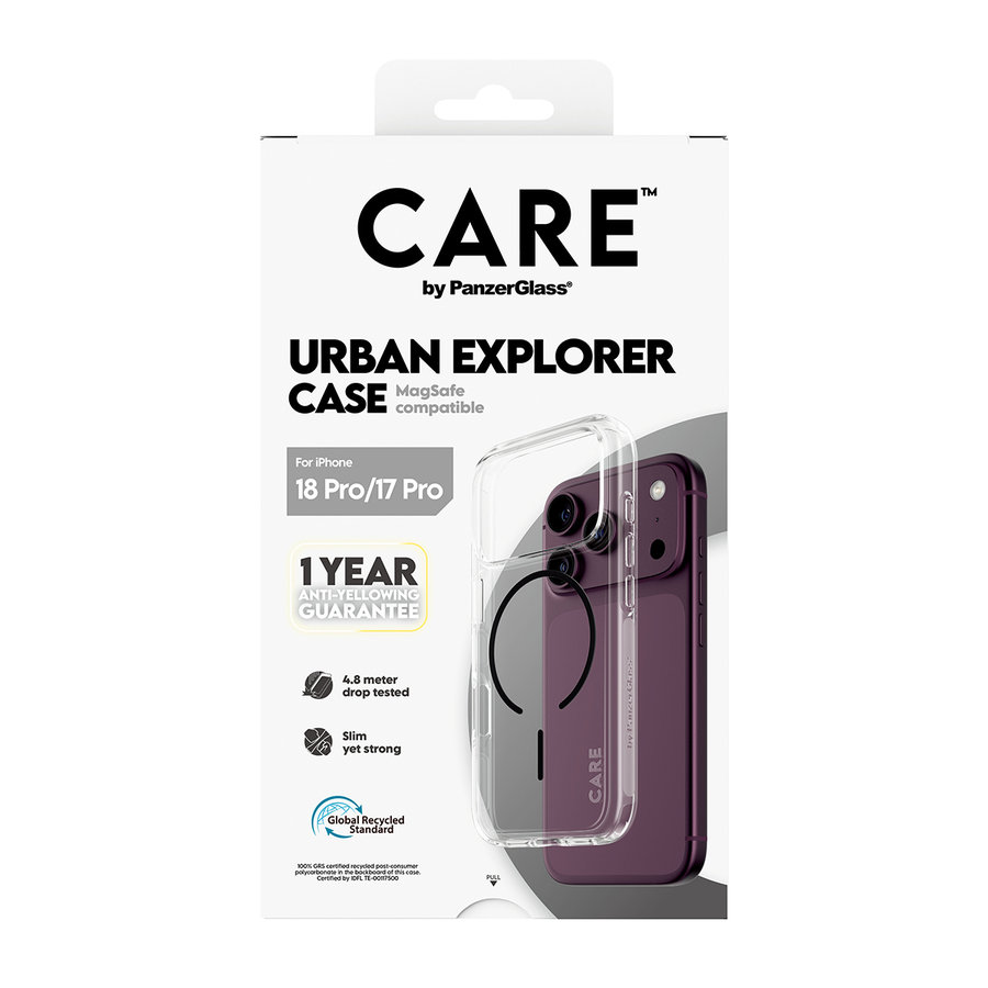 CARE - Puzdro Urban Explorer s MagSafe pre iPhone 18 Pro/17 Pro, čierna