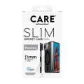 CARE - Puzdro SL1M Smokey s čiernym MagSafe pre iPhone Duo, transparentná