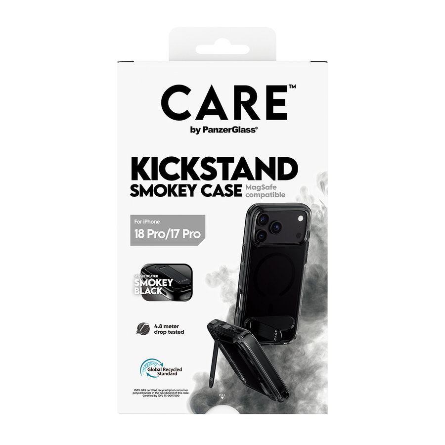 CARE - Puzdro Kickstand s MagSafe pre iPhone 18 Pro/17 Pro, čierna
