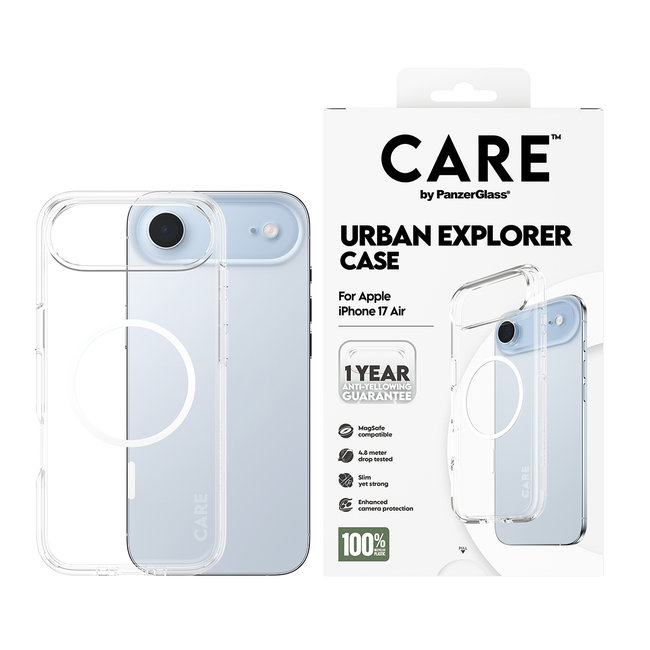 CARE - Puzdro Urban Explorer s MagSafe pre iPhone 17 Air, biela