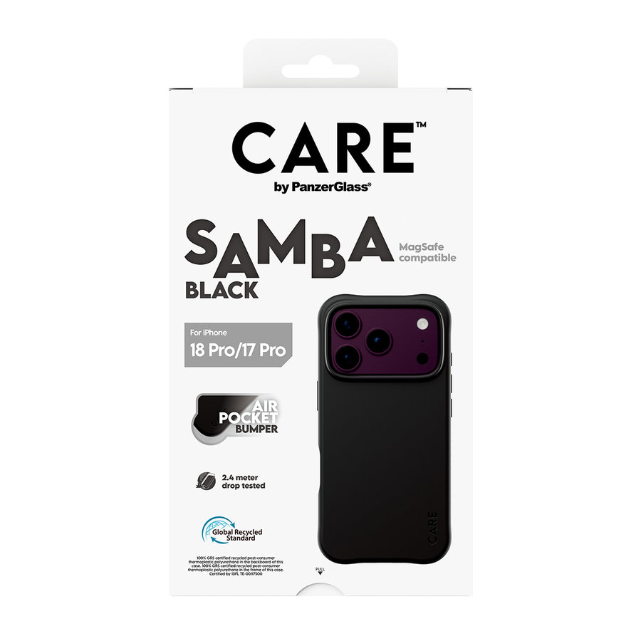 CARE - Puzdro Samba s MagSafe pre iPhone 18 Pro/17 Pro, čierna