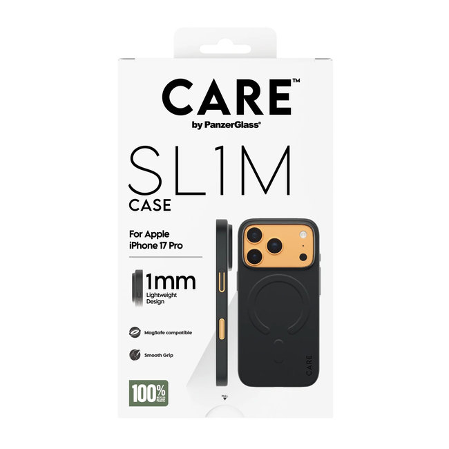 CARE - Puzdro SL1M pre Apple iPhone 17 Pro, čierna
