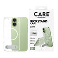 CARE - Puzdro Kickstand pre iPhone 17, transparentná