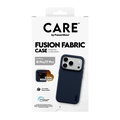 CARE - Puzdro Fusion Fabric s MagSafe pre iPhone 18 Pro/17 Pro, modrá