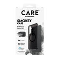 CARE - Puzdro Smokey s čiernym QI pre Samsung Galaxy S26+, čierna