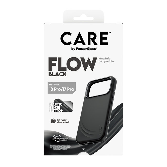 CARE - Puzdro FLOW s MagSafe pre iPhone 18 Pro/17 Pro, čierna