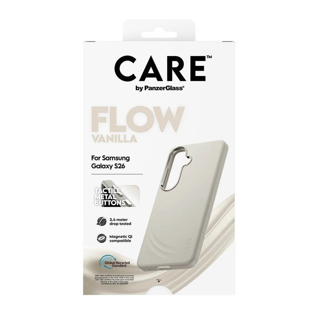 CARE - Puzdro FLOW s QI pre Samsung Galaxy S26, vanilla