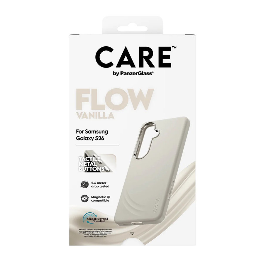 CARE - Puzdro FLOW s QI pre Samsung Galaxy S26, vanilla