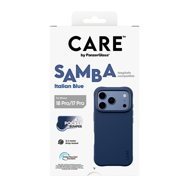 CARE - Puzdro Samba s MagSafe pre iPhone 18 Pro/17 Pro, italian blue