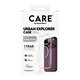CARE - Puzdro Urban Explorer s bielym MagSafe pre iPhone 18 Pro/17 Pro, transparentná