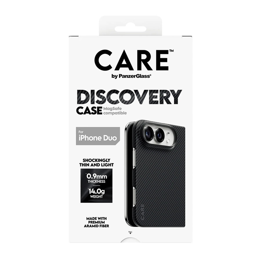 CARE - Puzdro Discovery s MagSafe pre iPhone Duo, čierna