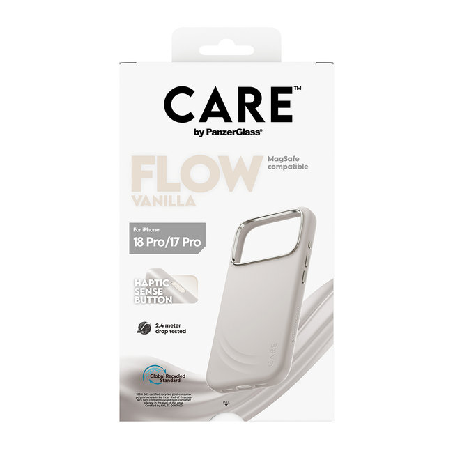 CARE - Puzdro FLOW s MagSafe pre iPhone 18 Pro/17 Pro, vanilla