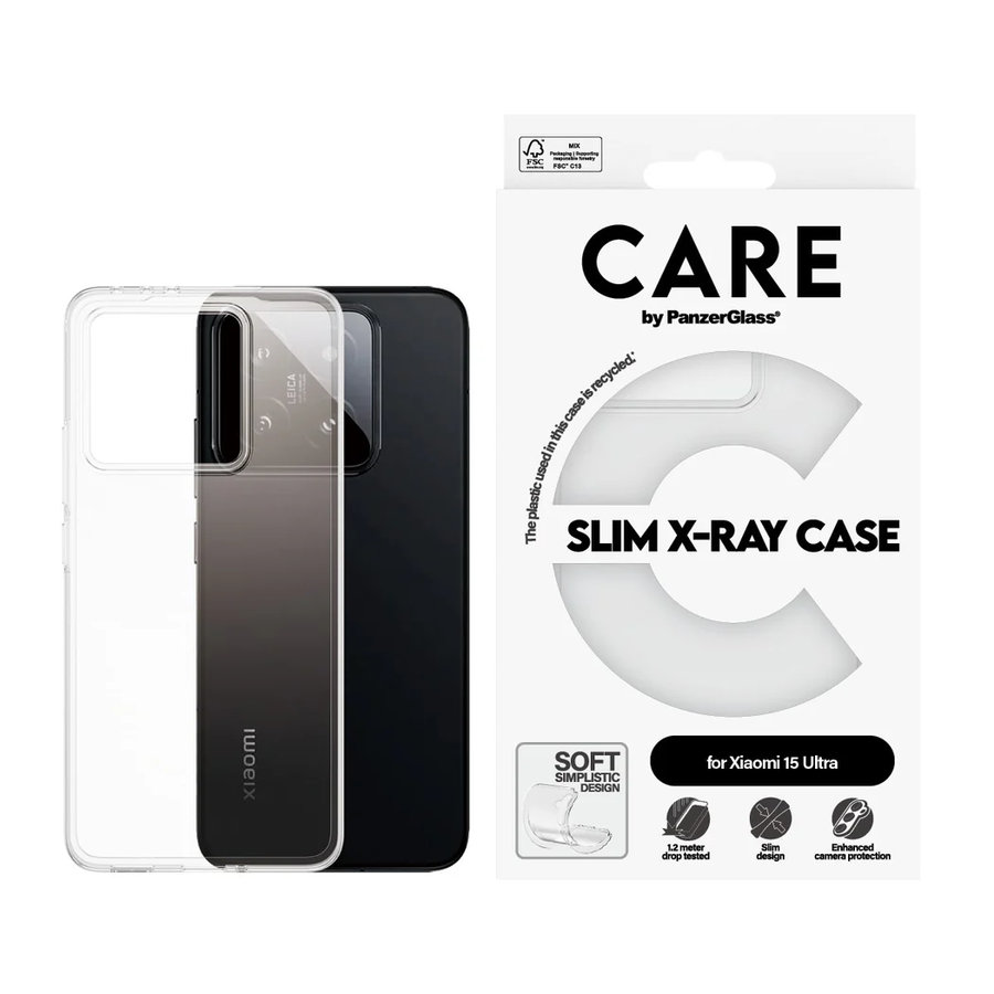 CARE - Puzdro X-Ray pre Xiaomi 15 Ultra, transparentná