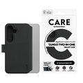 CARE - Puzdro Wallet Tango Two-In-One s QI pre Samsung Galaxy S25, čierna