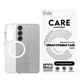 CARE - Puzdro Urban Combat s bielym QI pre Samsung Galaxy S25+, transparentná