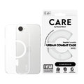 CARE - Puzdro Urban Combat s MagSafe pre iPhone 16e, biela