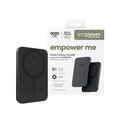 empower - Bezdrôtová PowerBank 5000 mAh 20 W, kompatibilná s MagSafe, Qi2/USB-C, vesmírna čierna